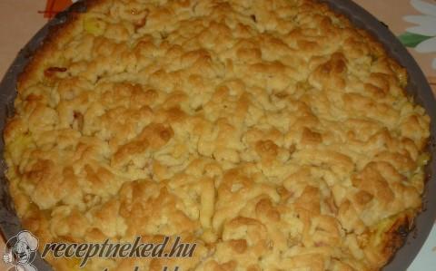 Vaníliakrémes almás pite