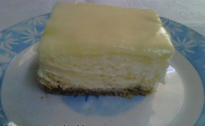 Citromos-túrós szelet