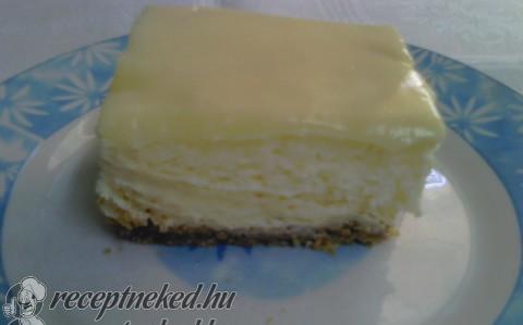 Citromos-túrós szelet