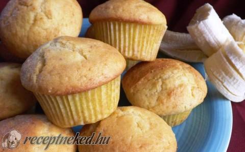 Egyszerű banános muffin