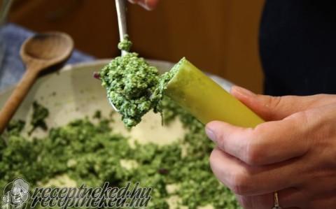 Ricottás-spenótos cannelloni