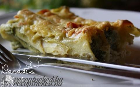 Ricottás-spenótos cannelloni