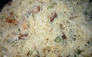 Cukkini carbonara (Jamie Oliver receptje nyomán)