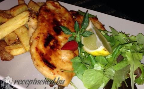 Chilis mézes csirkemell