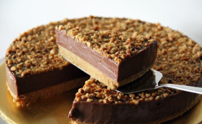 Nutellás sajttorta pirított mogyoróval
