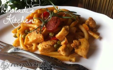 Pikáns tészta paella