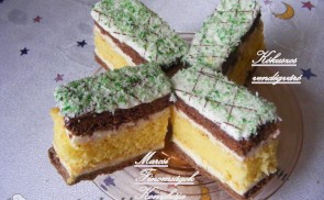 Kókuszos vendégváró szelet