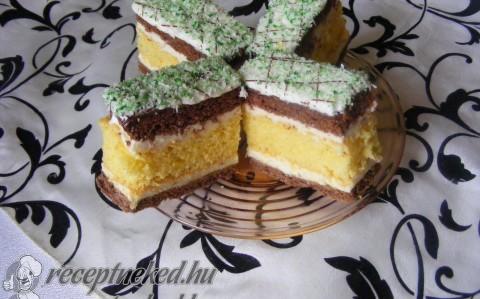Kókuszos vendégváró szelet