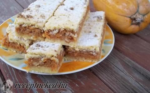 Sütőtökös almás pite