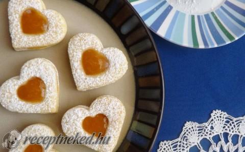 Mini linzer szívecskék