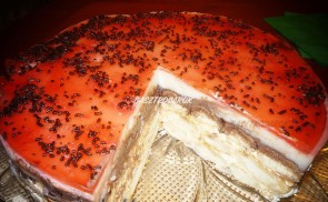 Babapiskóta torta