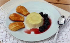 Citromos panna cotta