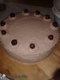 Meggyes-csokis torta