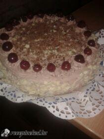 Meggyes-csokis torta