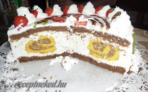 Csavart túrós torta
