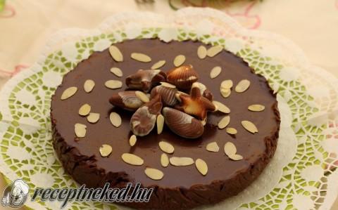 Karamelles trüffel torta