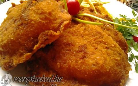 Mustáros, chilis rántott sertésborda