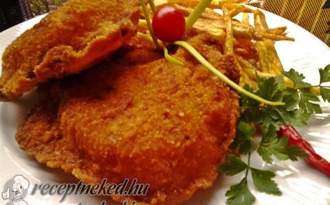 Mustáros, chilis rántott sertésborda