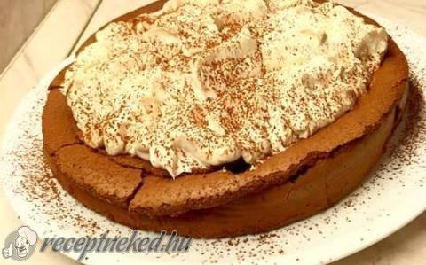 Csokoládés felhő torta