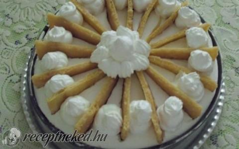Francia krémes torta