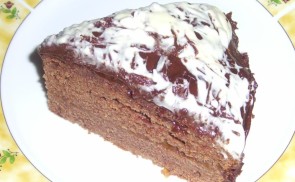 Sacher-torta fehércsokival