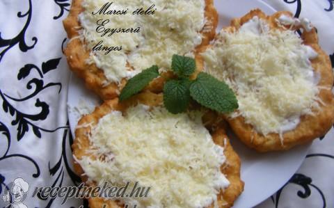 Burgonyás lángos
