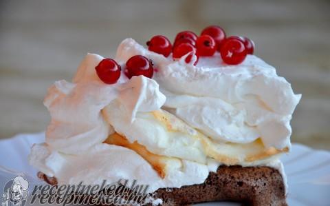 Túróhabos pavlova