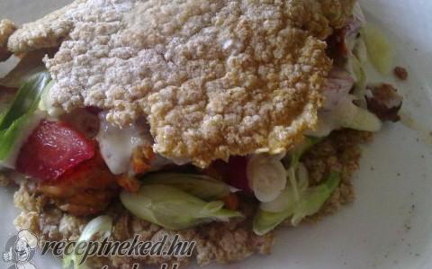 Zabpelyhes tortilla csirkehússal