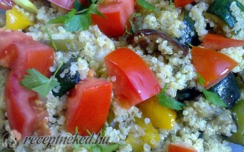 Quinoa grillezett zöldséggel
