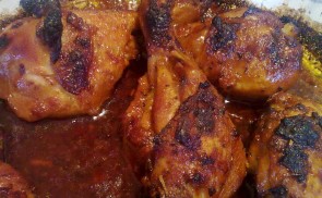 Chilis csirkecombok