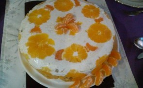 Narancsos zselétorta