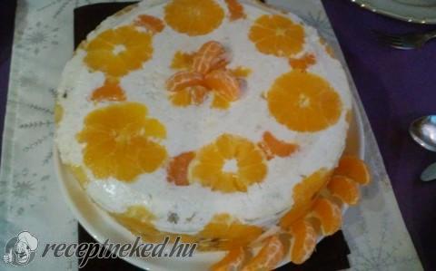 Narancsos zselétorta