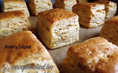 Hajtogatott tepertős kocka