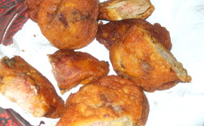 Csirkemáj corn dog bundában