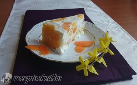 Narancsos zselétorta