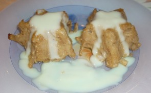 Dióstészta muffin