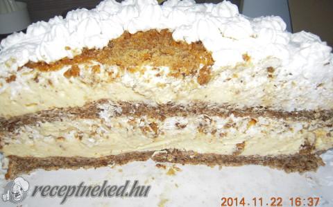Diós álom torta