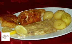 Harcsafilé mustáros kéregben