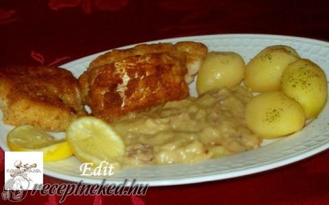 Harcsafilé mustáros kéregben