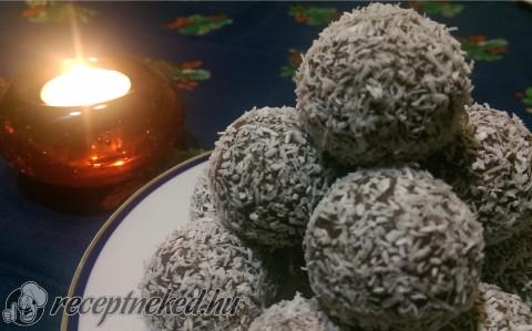 Keksz bomba (kókuszgolyó)