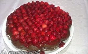 Olasz epres csokoládétorta