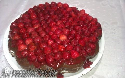 Olasz epres csokoládétorta