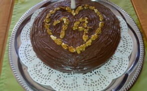 Csokikrémes csokis torta