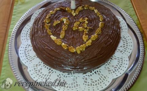 Csokikrémes csokis torta