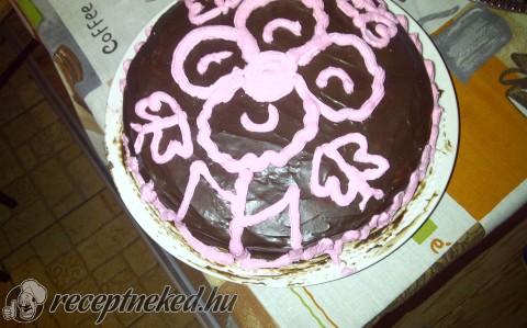 Csokikrémes csokis torta