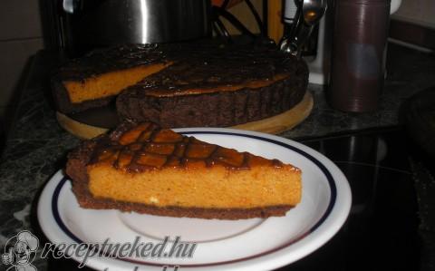Csokoládés sütőtökös pite