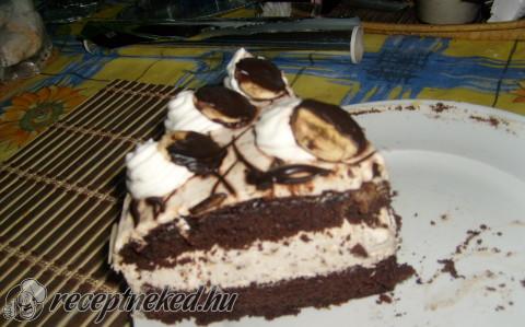 Banános csokis torta