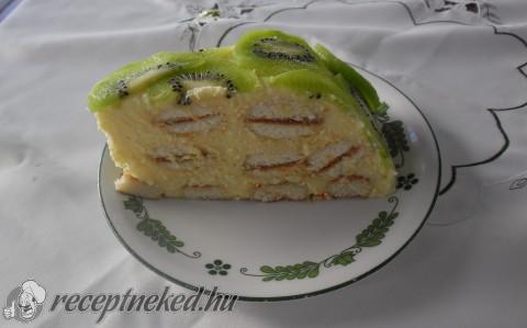 Túrós teknőc torta