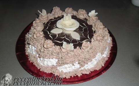 Tejszínes- csokoládétorta