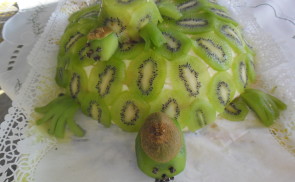 Túrós teknőc torta